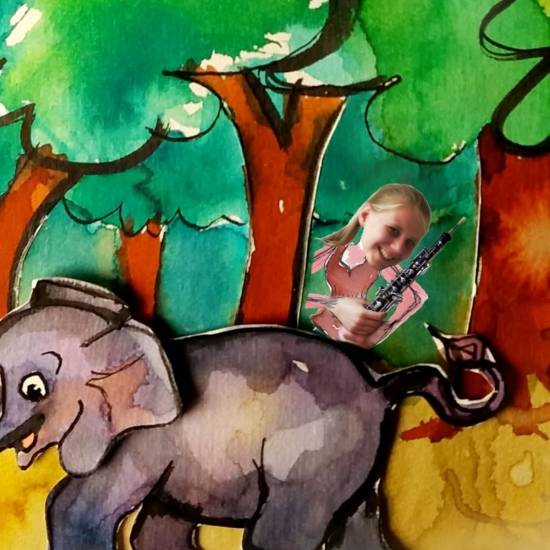 Epos Ensemble  - Peuter/kleuterconcert - Baby olifantje in het bos 1-4 jr.