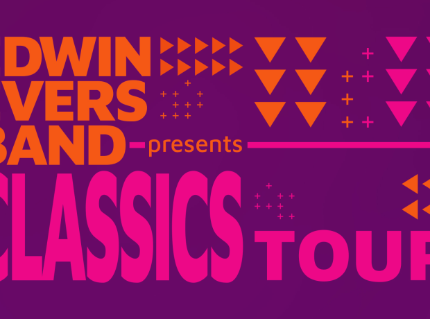 Afbeelding met tekst: Edwin Evers band presents Classics Tour
